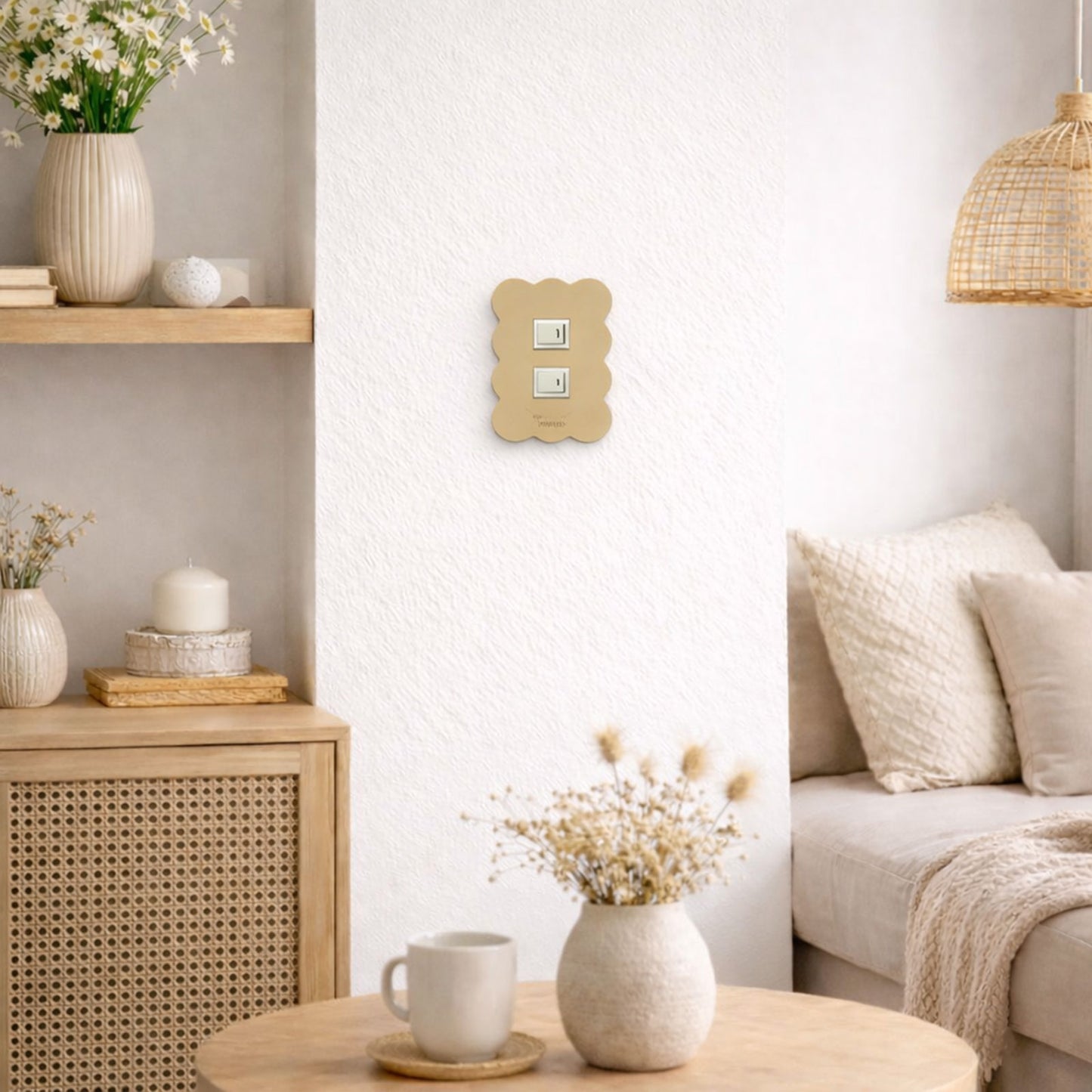 mireto 着せ替えカバー スイッチ/コンセント (猫耳)